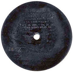 Berliner's Gramophone 190 X